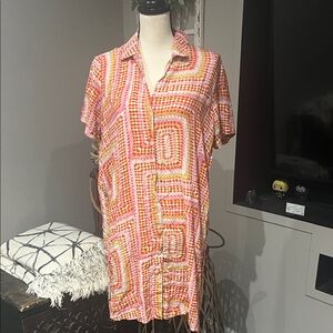 All Saints Multicolor Midi Dress